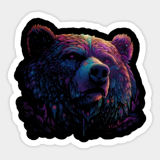 King Grizzly Sticker by vamarik